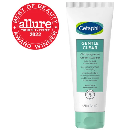 Gentle Clear Clarifying Acne Cream Cleanser