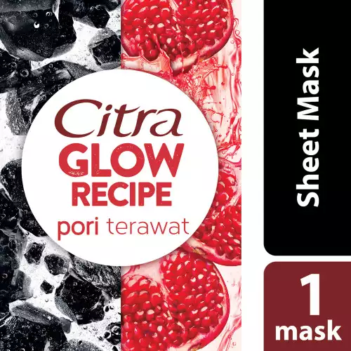 Glow Recipe Juicy Sheet Mask Activated Charcoal + Pomegranate