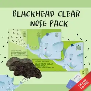 Blackhead Clear 3-step Nose Pack