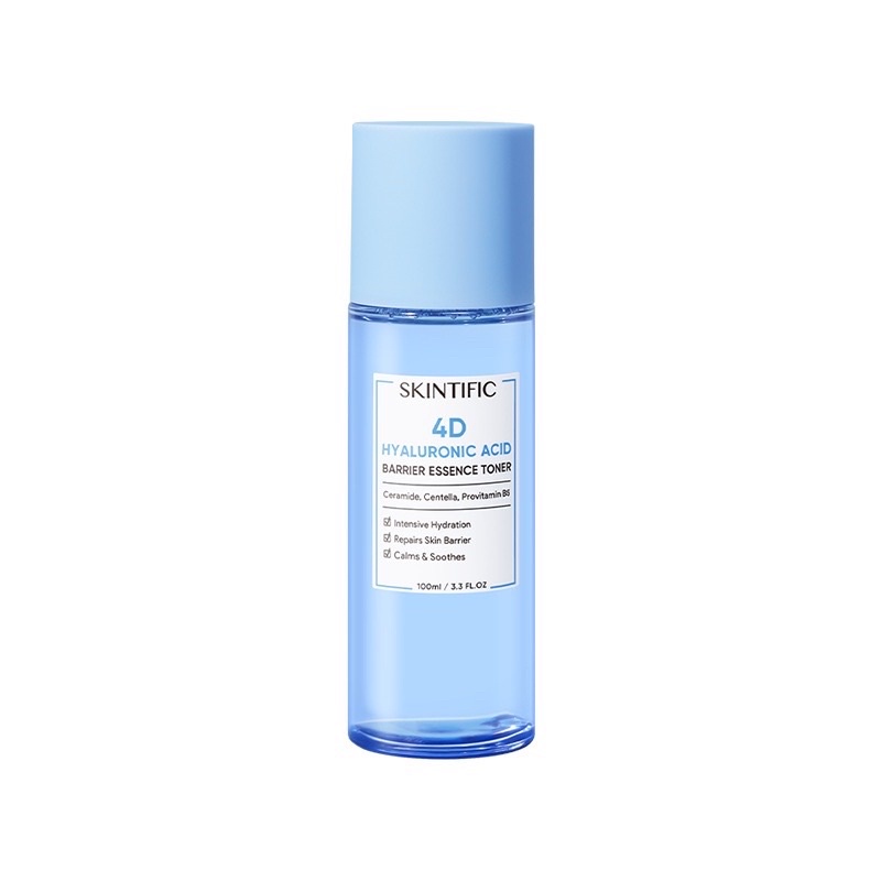 4D Hyaluronic Acid (HA) Barrier Essence Toner Defeat Dryness In10s